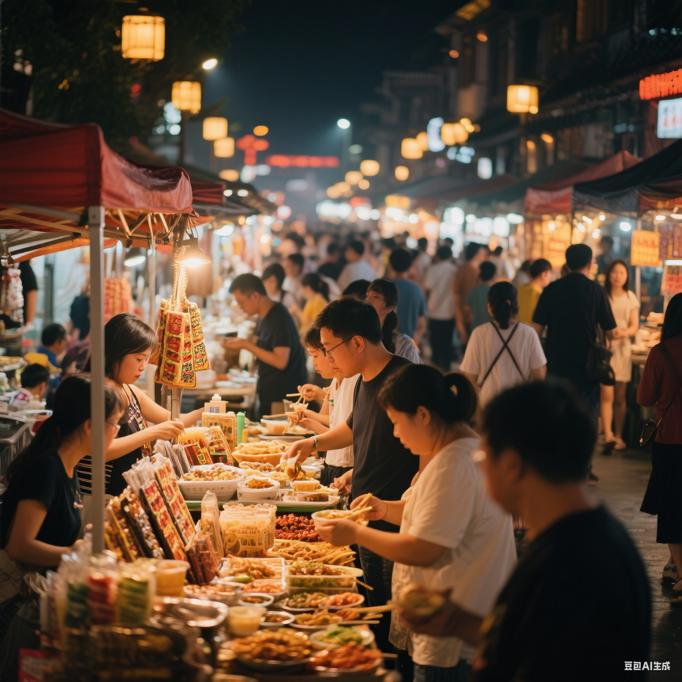 夜间经济蓬勃兴起，城市夜生活更加精彩