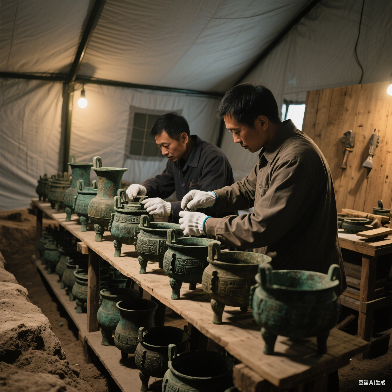 考古新发现：长江流域出土罕见战国时期青铜器群