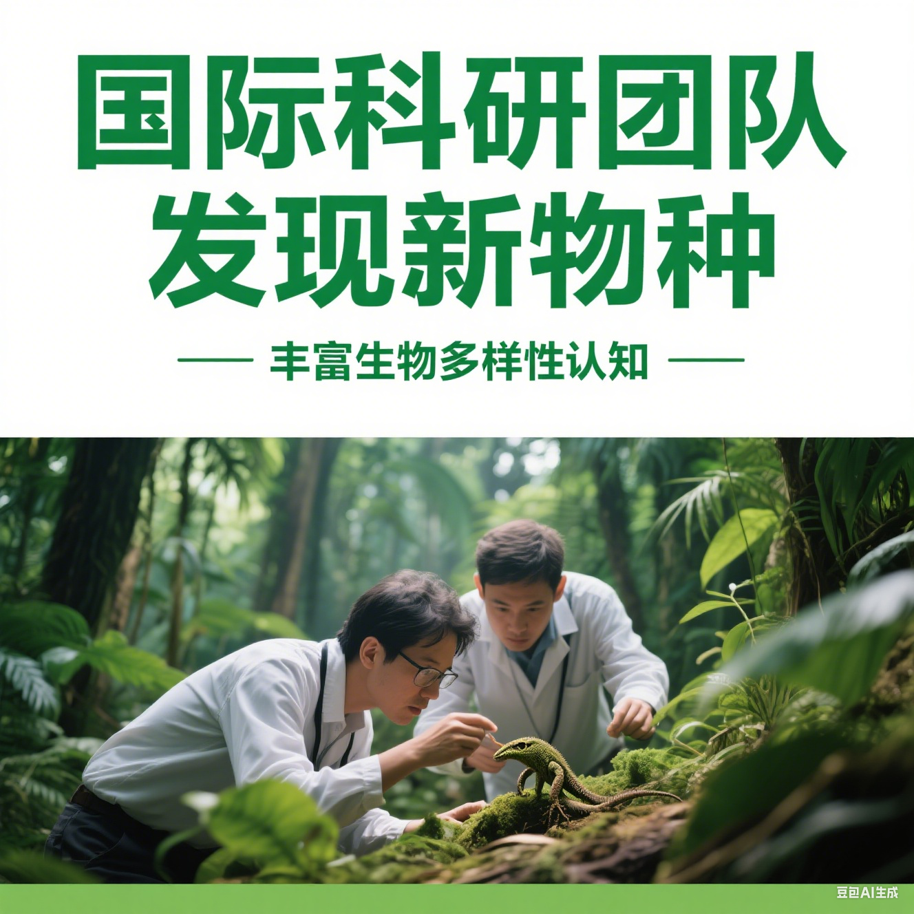 国际科研团队发现新物种，丰富生物多样性认知