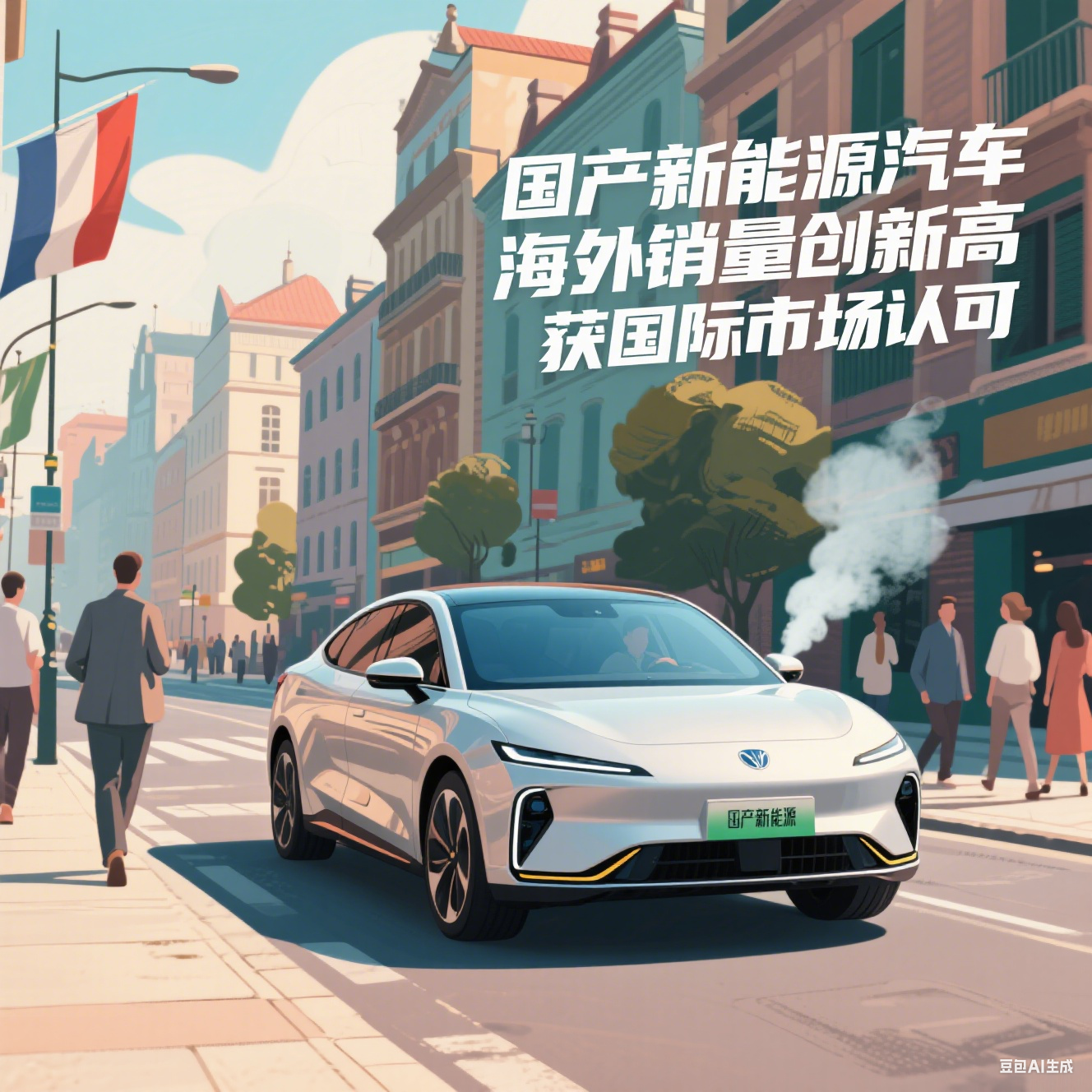 国产新能源汽车海外销量创新高，获国际市场认可