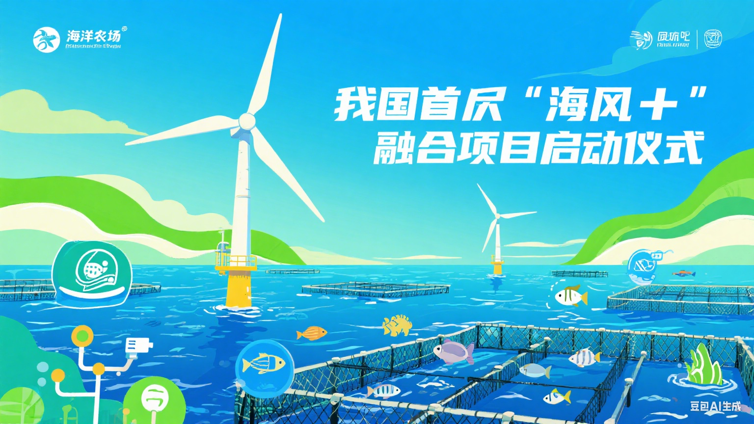 我国首个 “海上风电 + 海洋牧场” 融合项目启动