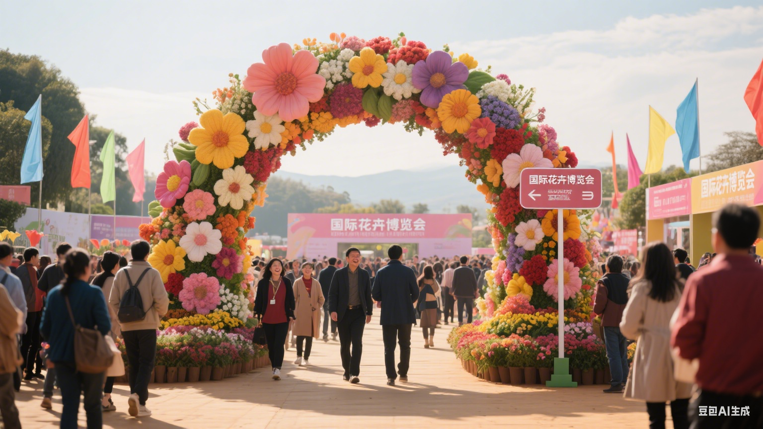 国际花卉博览会在昆明开幕
