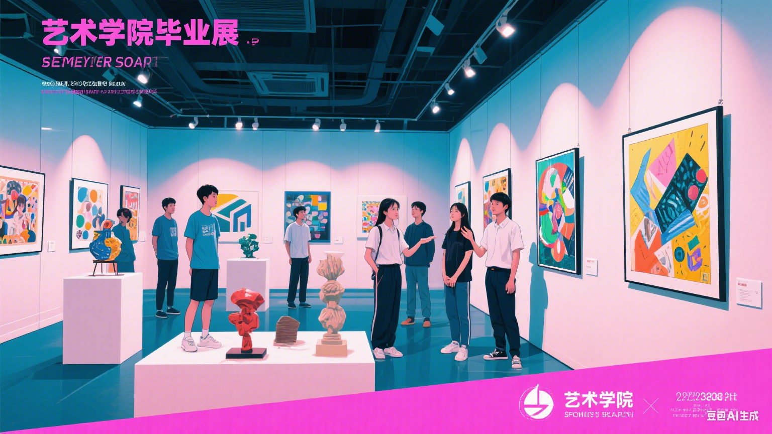 艺术院校举办毕业展，展现学子青春风采