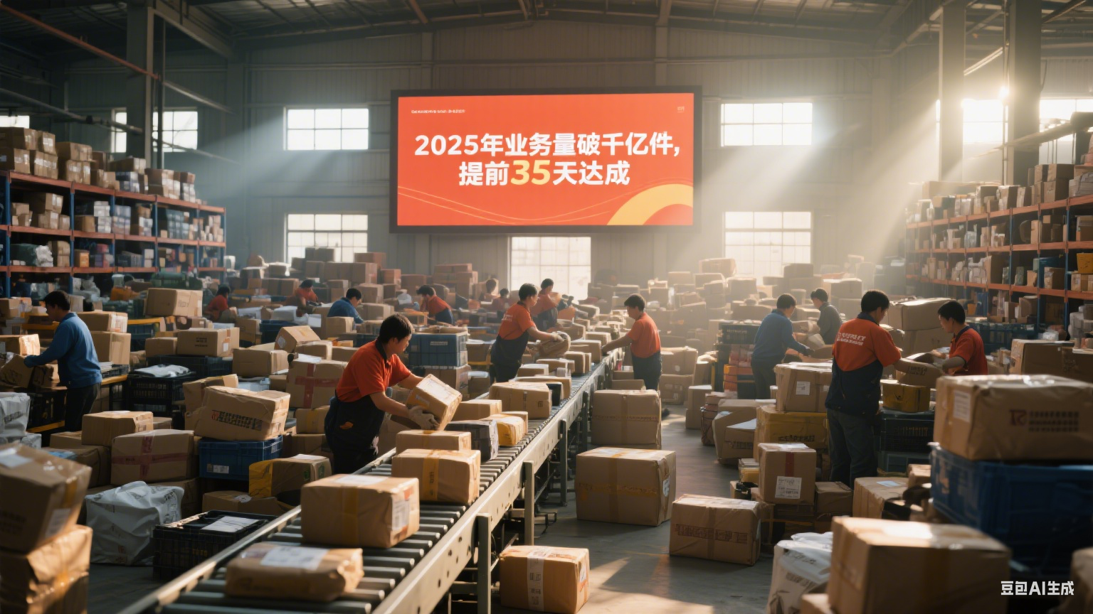 快递业务量再创新高：2025 年业务量破千亿件，提前 35 天达成